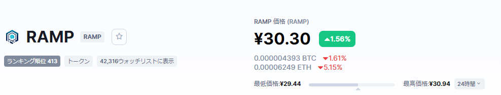 RAMP価格